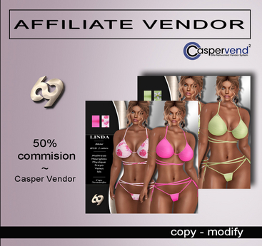 Second Life Marketplace - [69] Affiliate Vendor - Linda Bikini [2 vendors]